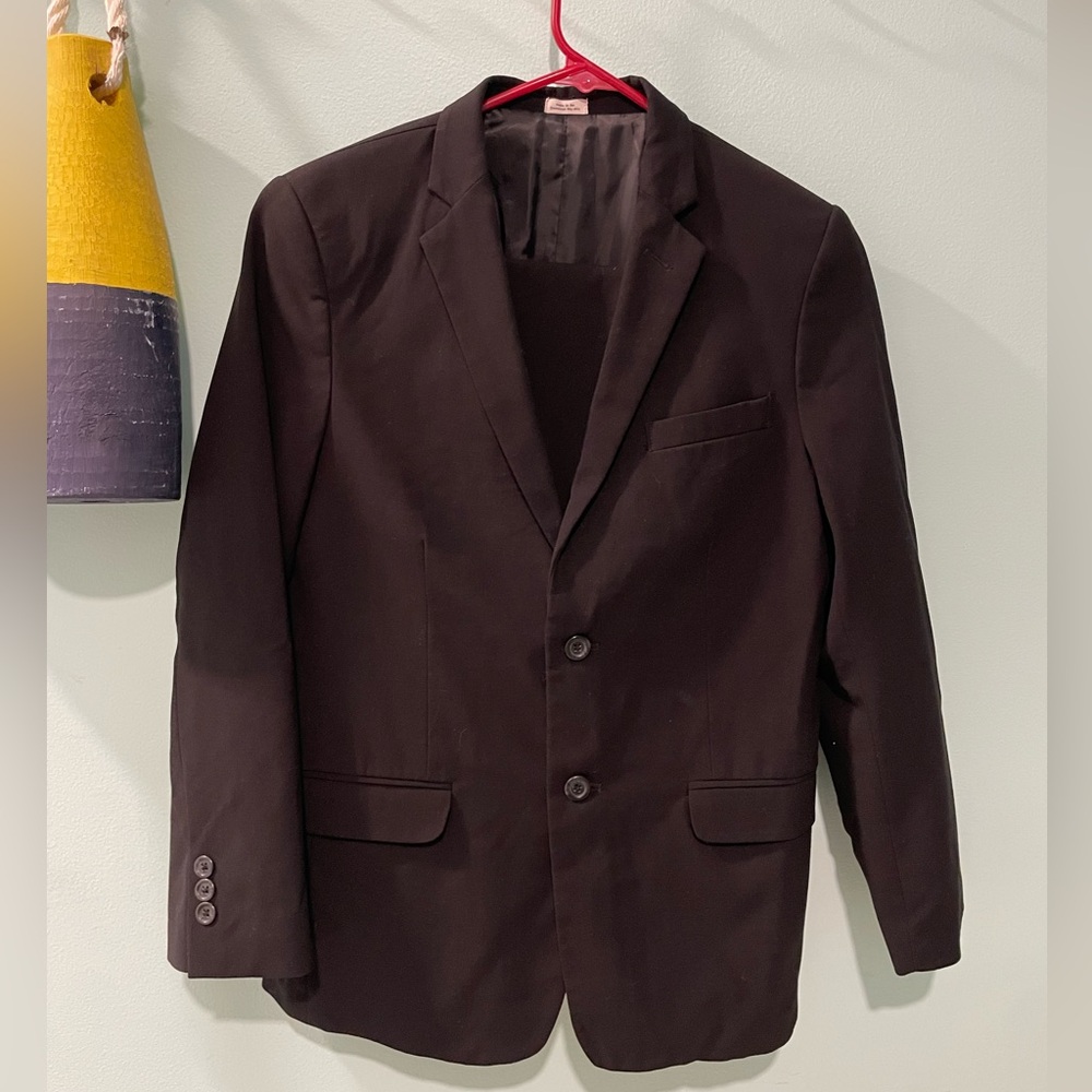 Boys Calvin Klein Black Suit